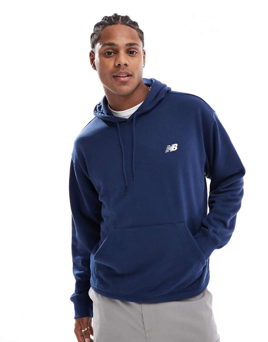 New Balance - Sport Essentials - Kapuzenpullover aus French Terry in Blau von New Balance