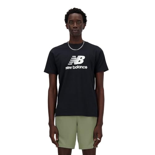 New Balance Sport Essentials Logo T-Shirt Black BK - L von New Balance