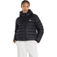 New Balance Sport Essentials Puffer Jacket Damen Jacken - Schwarz - Größe XXL - Poly Jersey von New Balance