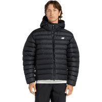 New Balance Sport Essentials Puffer Jacket Herren Jacken - Schwarz - Größe M - Poly Jersey von New Balance
