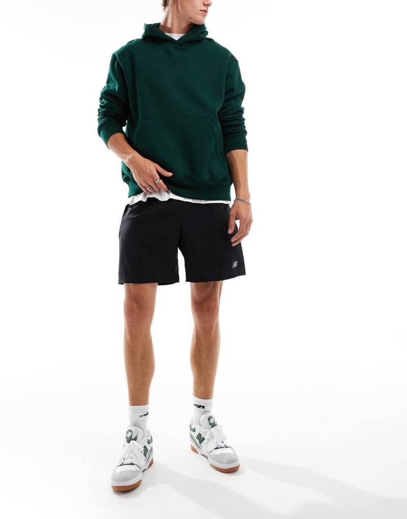 New Balance - Sport Essentials - Shorts in Schwarz, 7 Zoll Schrittlänge von New Balance