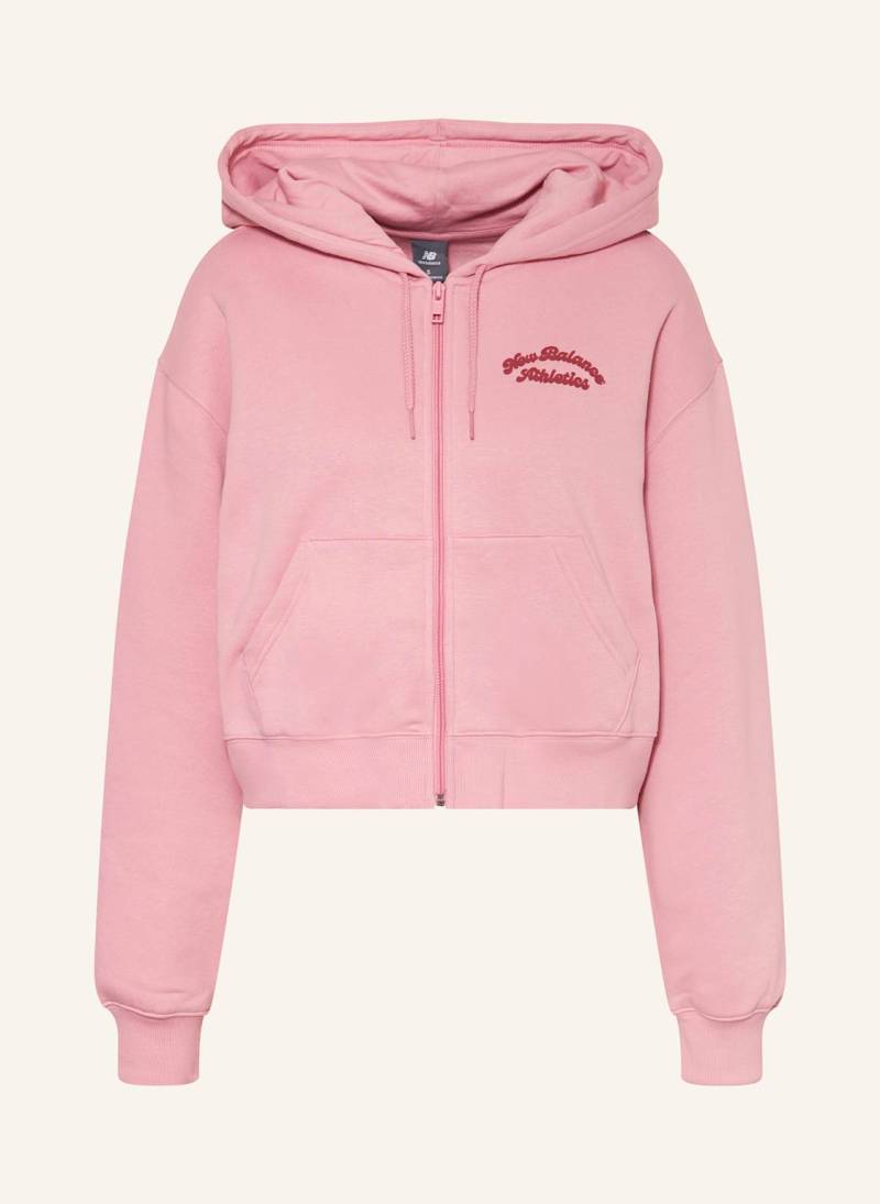 New Balance Sweatjacke Linear Heritage Fleece rosa New Balance Sweatjacke Linear Heritage Fleece rosa von New Balance