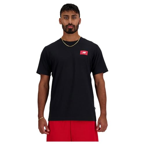 New Balance T-Shirt Logo Schwarz - Large, Schwarz , L von New Balance