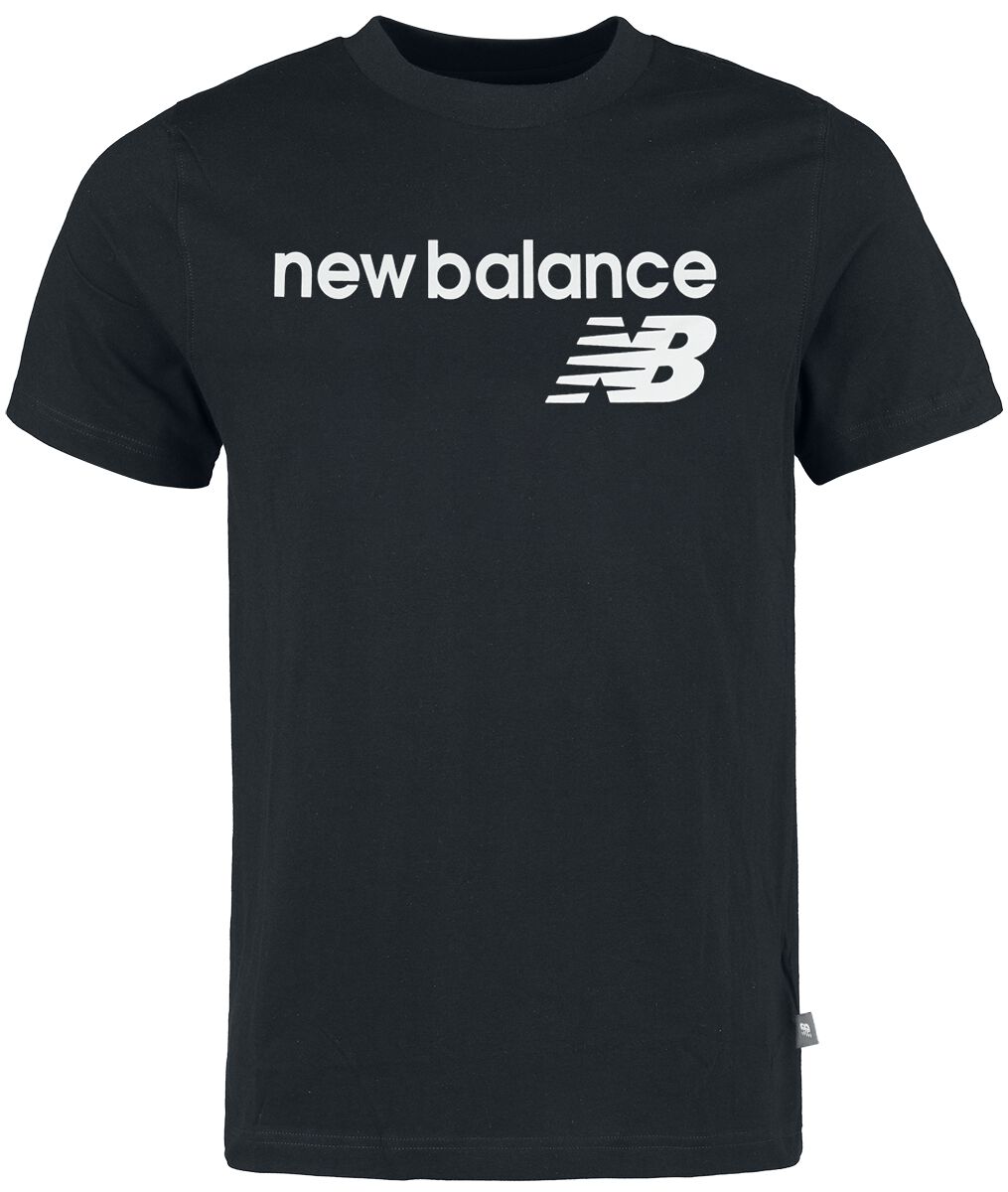 New Balance T-Shirt - NB Sport Jersey Graphic Relaxed T-Shirt - XS bis XL - für Damen - Größe L - schwarz von New Balance