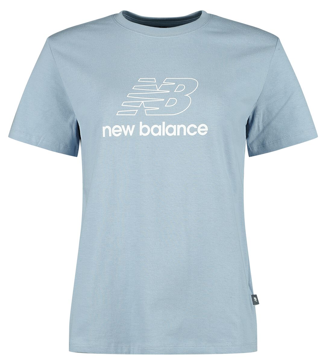 New Balance T-Shirt - NB Sport Jersey Graphic  T-Shirt - XS bis XL - für Damen - Größe L - blaugrau von New Balance