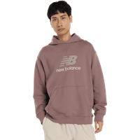 New Balance Terry Herren Kapuzenpullover - Braun - Größe XXL - Baumwoll-Jersey von New Balance