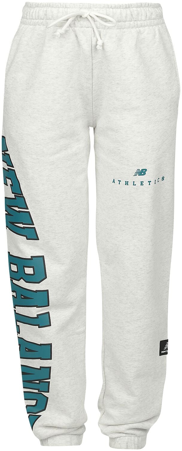 New Balance Trainingshose - NB Athletics Warped Classics Pant - M bis XXL - Größe M - grau meliert von New Balance