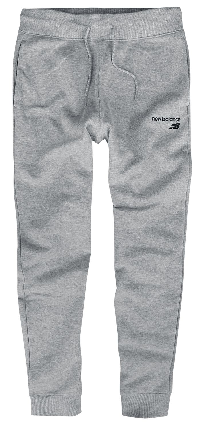 New Balance Trainingshose - NB Classic Core Fleece Pant - S bis XXL - für Männer - Größe L - grau von New Balance