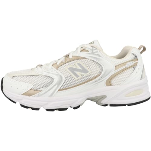 New Balance Unisex-Erwachsene Modern, Weiß / Beige, 5.5 Women/4 Men von New Balance