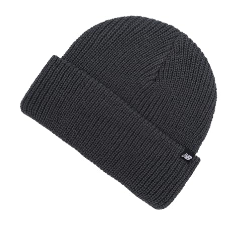 New Balance Unisex Fisherman Beanie Herren & Damen Knit Wintermütze Einheitsgröße, graphit, Einheitsgröße von New Balance