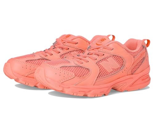 New Balance Unisex-Kinder-Sneaker 530 Bungee (kleines Kind), Drift Red/Neo Flame, 12.5 Wide Little Kid von New Balance