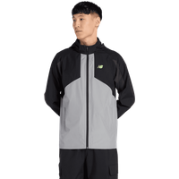 New Balance Utility Woven Jacket Herren Jacken - Schwarz - Größe S - Poly Jersey von New Balance