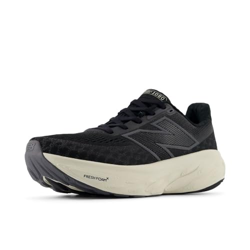 New Balance Damen Fresh Foam X 1080 V14 Laufschuh, Schwarz/Phantom/Meersalz, 37.5 EU von New Balance
