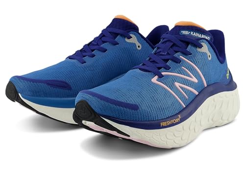 New Balance Women's Fresh Foam X Kaiha Road V1 Running Shoe, Blue Agate/Mid Century Pink, 41 EU von New Balance