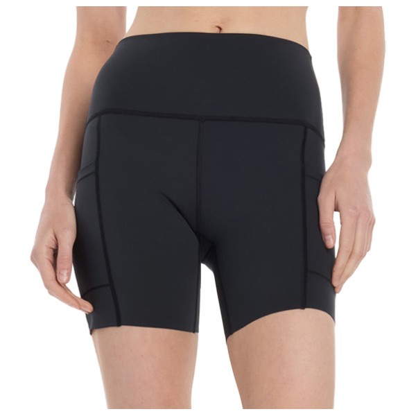 New Balance - Women's Sleek Pocket High Rise Short 6'' - Lauftights Gr XS schwarz von New Balance