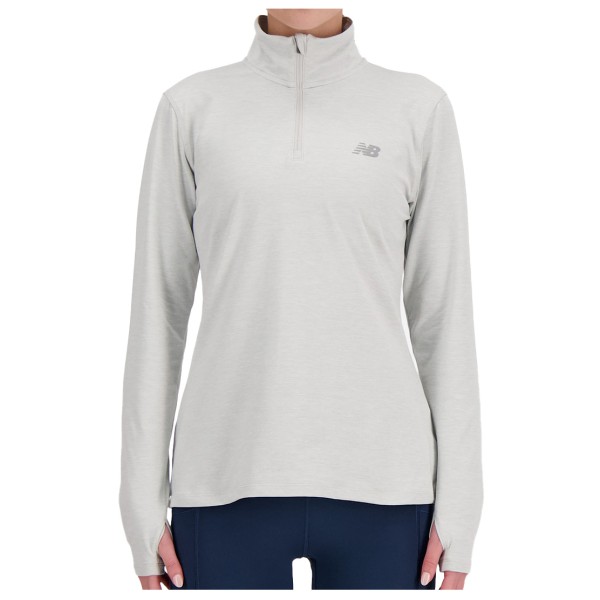 New Balance - Women's Sport Essentials Space Dye Quarter Zip - Laufshirt Gr XS grau New Balance - Women's Sport Essentials Space Dye Quarter Zip - Laufshirt Gr XS grau von New Balance