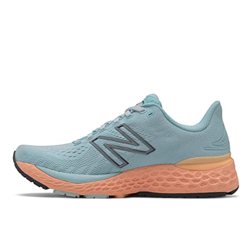 New Balance Womens Fresh Foam Running Shoes, 880V11, Pale Blue CHILL/Light Mango, 9.5 von New Balance