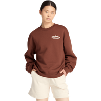 New Balance fleece Damen Sweatshirts - Braun - Größe M - Baumwoll-Jersey von New Balance