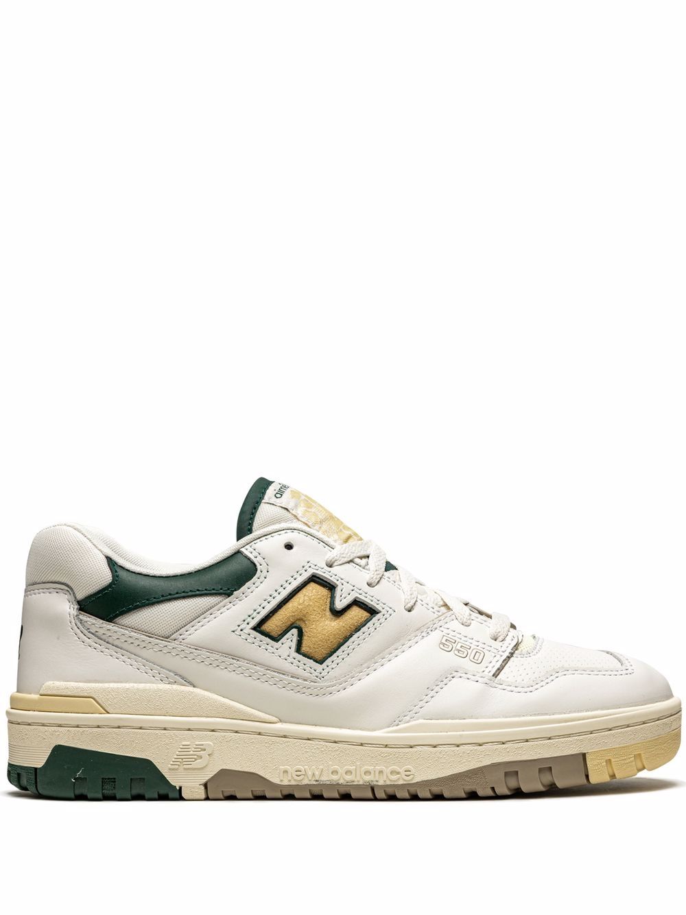 New Balance x Aimé Leon Dore 550 Natural Green Sneakers - Weiß von New Balance