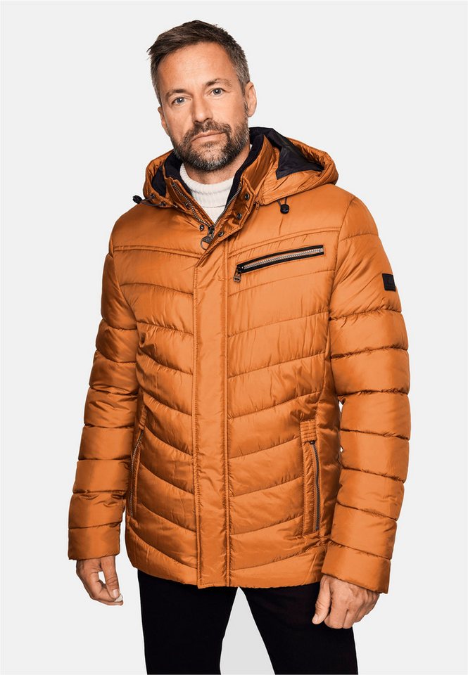 New Canadian Steppjacke mit Fleece-Einsatz am Innenkragen von New Canadian