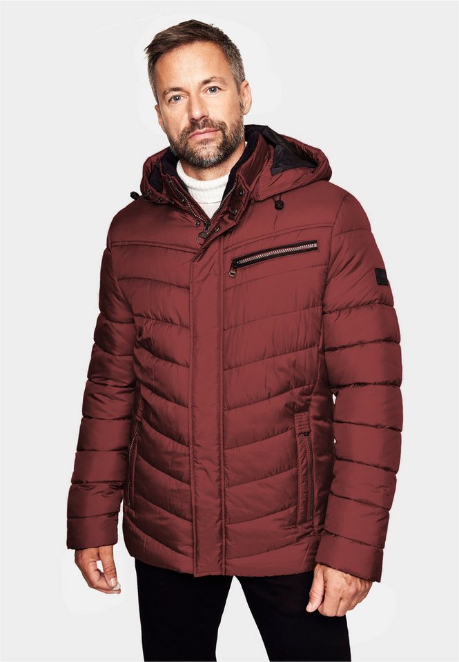 New Canadian Steppjacke mit Fleece-Einsatz am Innenkragen von New Canadian