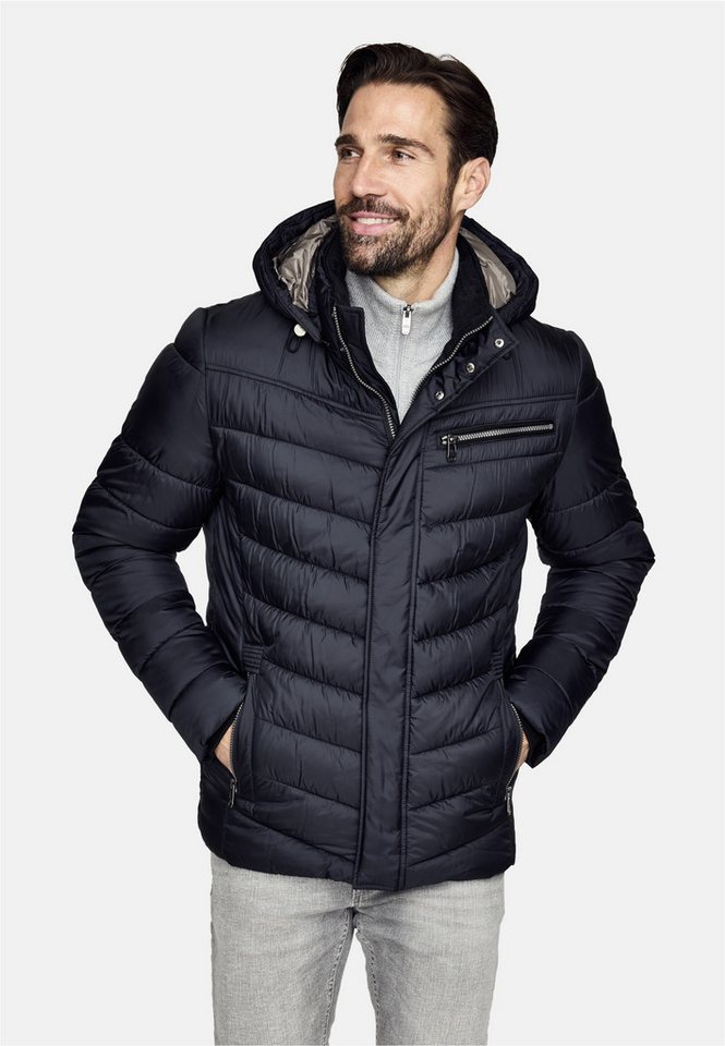 New Canadian Steppjacke mit Fleece-Einsatz am Innenkragen von New Canadian