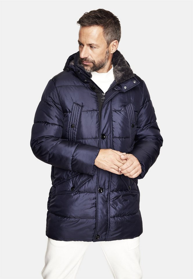 New Canadian Steppjacke mit abnehmbarem Innenkragen von New Canadian