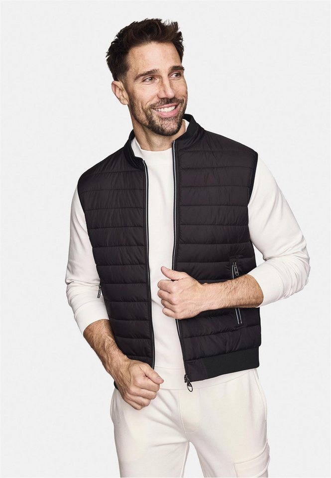 New Canadian Steppweste mit elastischem Bund am Saum und Armabschluss von New Canadian