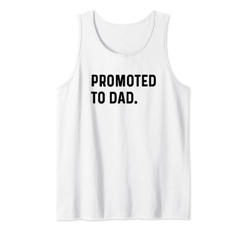 Promoted To Dad - Bald To Be Schwangerschaft Ankündigung Junge Mädchen Tank Top Promoted To Dad - Bald To Be Schwangerschaft Ankündigung Junge Mädchen Tank Top von New Dad Apparel for New Daddy Dads by RJ