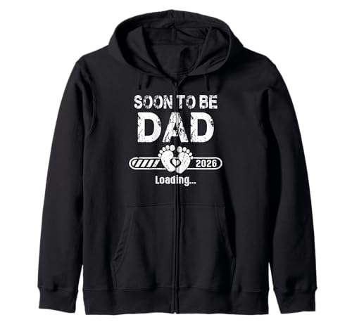 Herren Soon to be Dad est. 2026 Baby für neuen Vater Kapuzenjacke von New Dad Soon to be Dad 2026 Baby