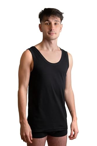 New Day intimo eccezionale Made in Italy-3 Singlet für den Ruderkampf, 100% Baumwolle, 3 Stück, Schwarz 6XL New Day intimo eccezionale Made in Italy-3 Singlet für den Ruderkampf, 100% Baumwolle, 3 Stück, Schwarz 6XL von New Day intimo eccezionale
