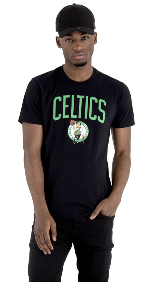 New Era - NBA T-Shirt - Boston Celtics - S - für Männer - Größe S - schwarz von New Era - NBA