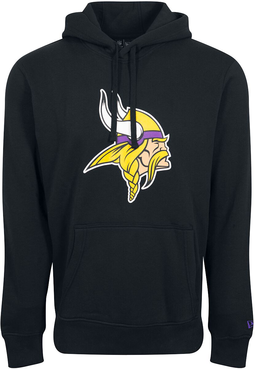 New Era - NFL Kapuzenpullover - Minnesota Vikings - S bis M - für Männer - Größe S - schwarz von New Era - NFL