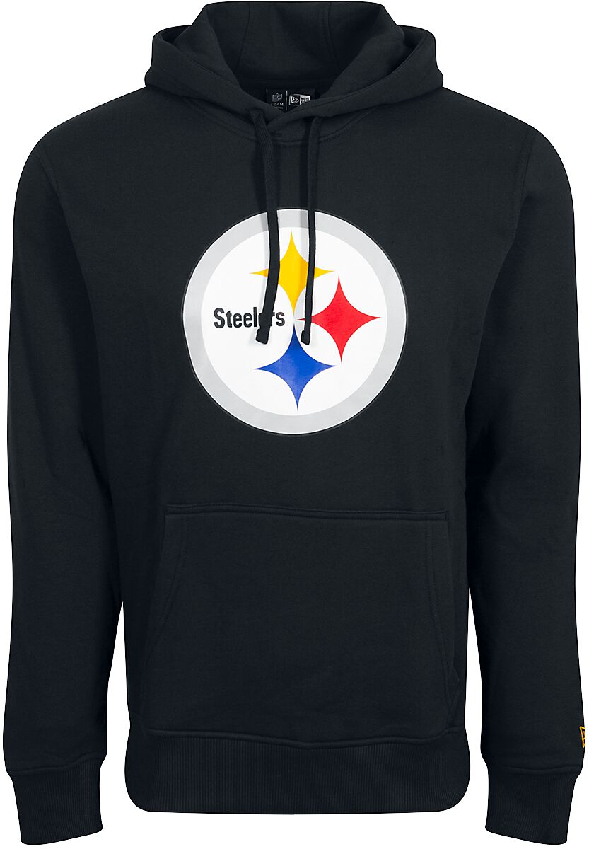 New Era - NFL Kapuzenpullover - Pittsburgh Steelers - S bis XL - für Männer - Größe S - schwarz von New Era - NFL