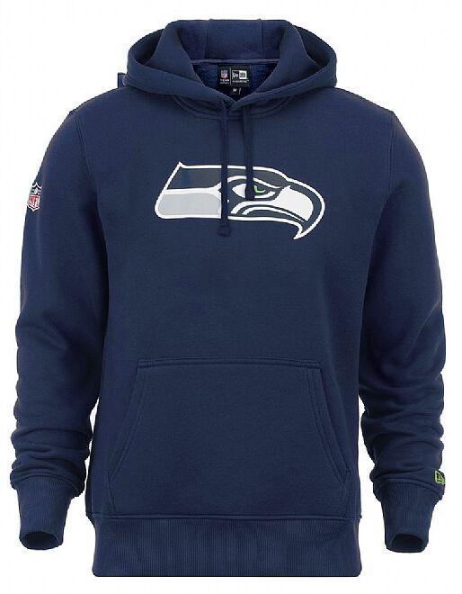 New Era - NFL Kapuzenpullover - Seattle Seahawks - S - für Männer - Größe S - blau von New Era - NFL