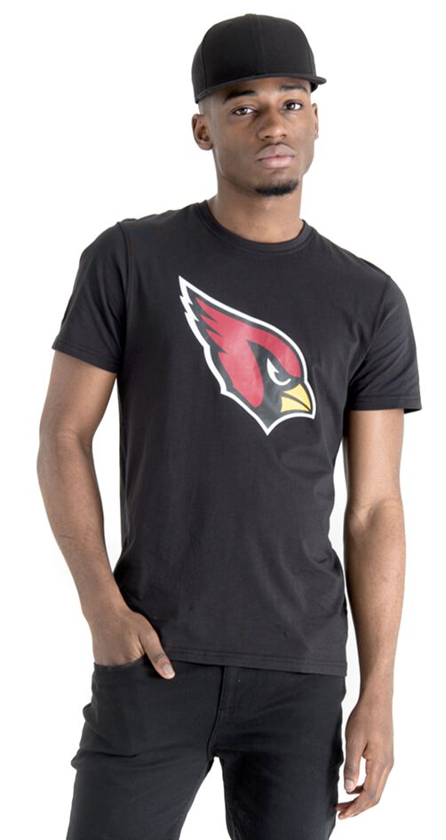 New Era - NFL T-Shirt - Arizona Cardinals - S bis XXL - für Männer - Größe S - schwarz von New Era - NFL