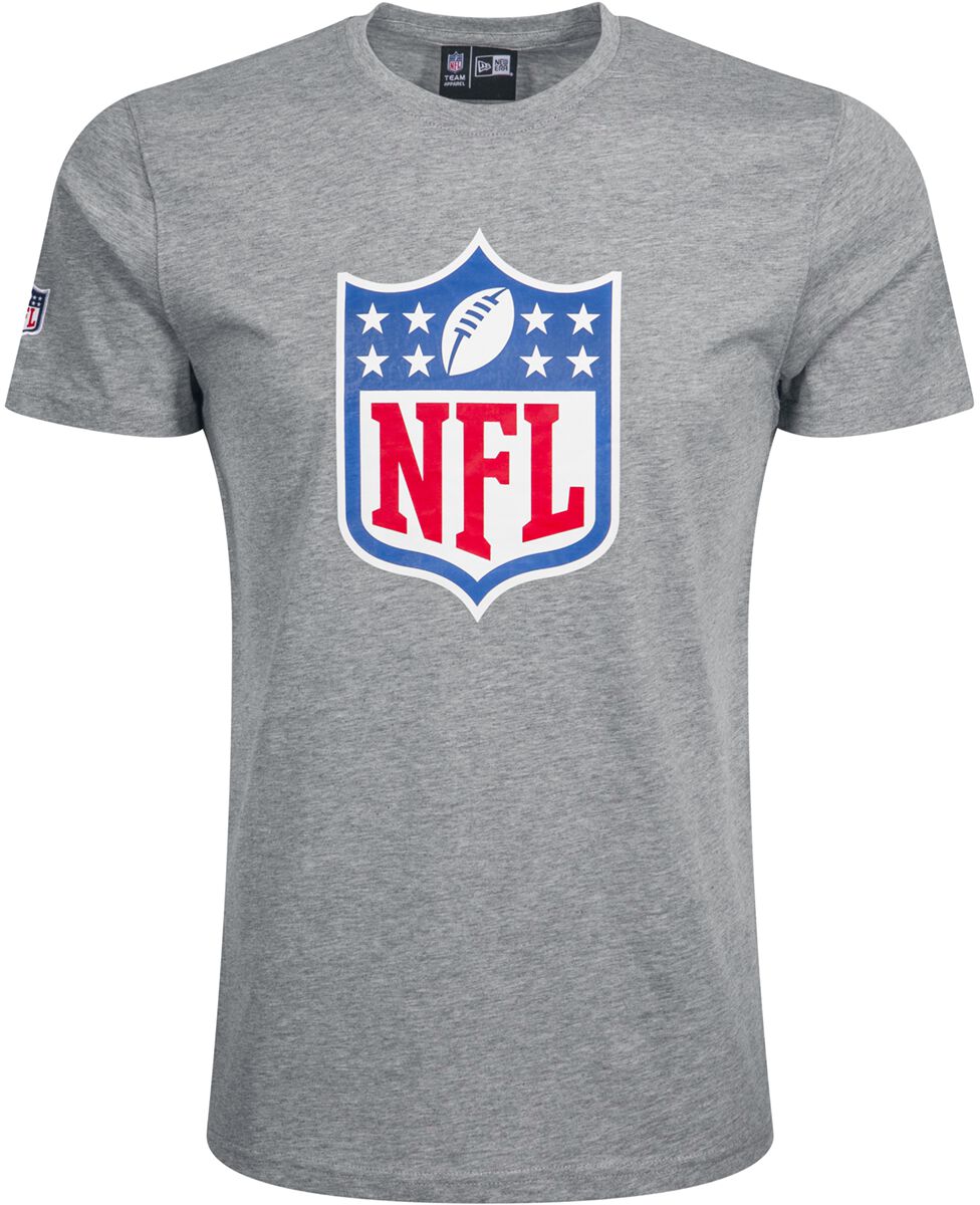 New Era - NFL T-Shirt - Generic Logo - S bis 3XL - für Männer - Größe S - hellgrau von New Era - NFL