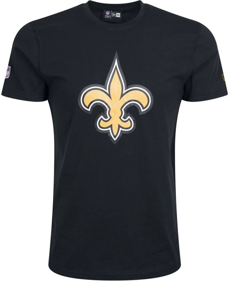 New Era - NFL T-Shirt - New Orleans Saints - S bis 3XL - für Männer - Größe S - schwarz von New Era - NFL