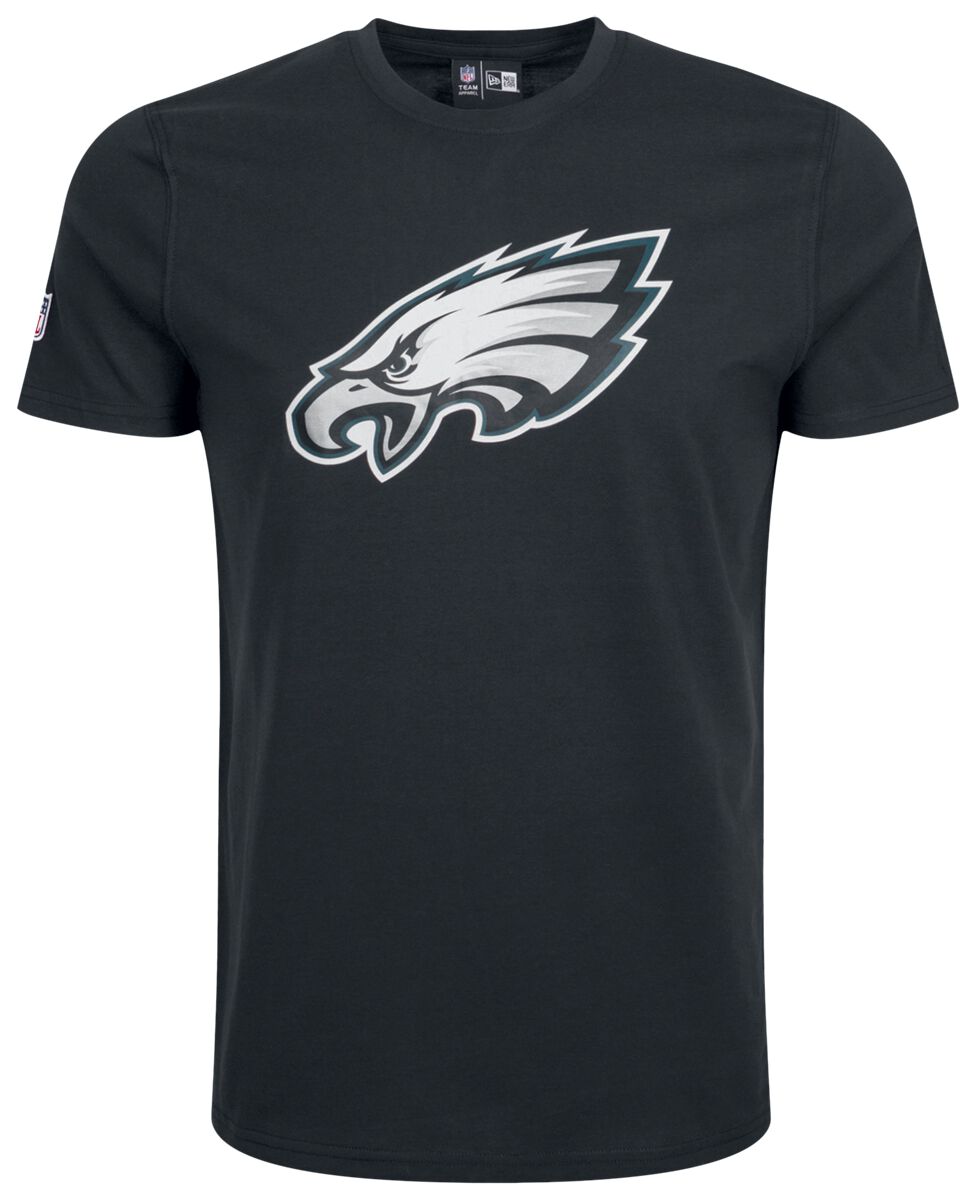 New Era - NFL T-Shirt - Philadelphia Eagles - S bis L - für Männer - Größe S - schwarz von New Era - NFL