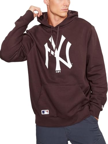 NOS MLB Regular Hoody NEYYAN MRNWHI, Dark Purple, XL von New Era