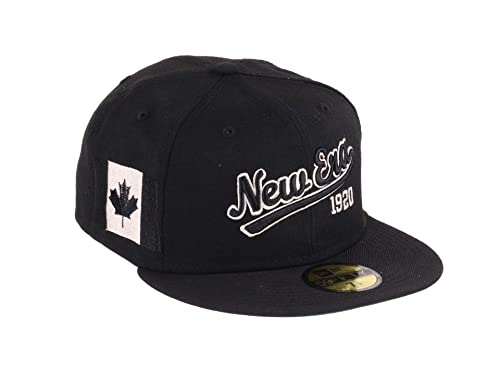 New Era 1920 Established Sidepatch Canada Flag Black 59Fifty Cap - 6 7/8-55cm (S) von New Era