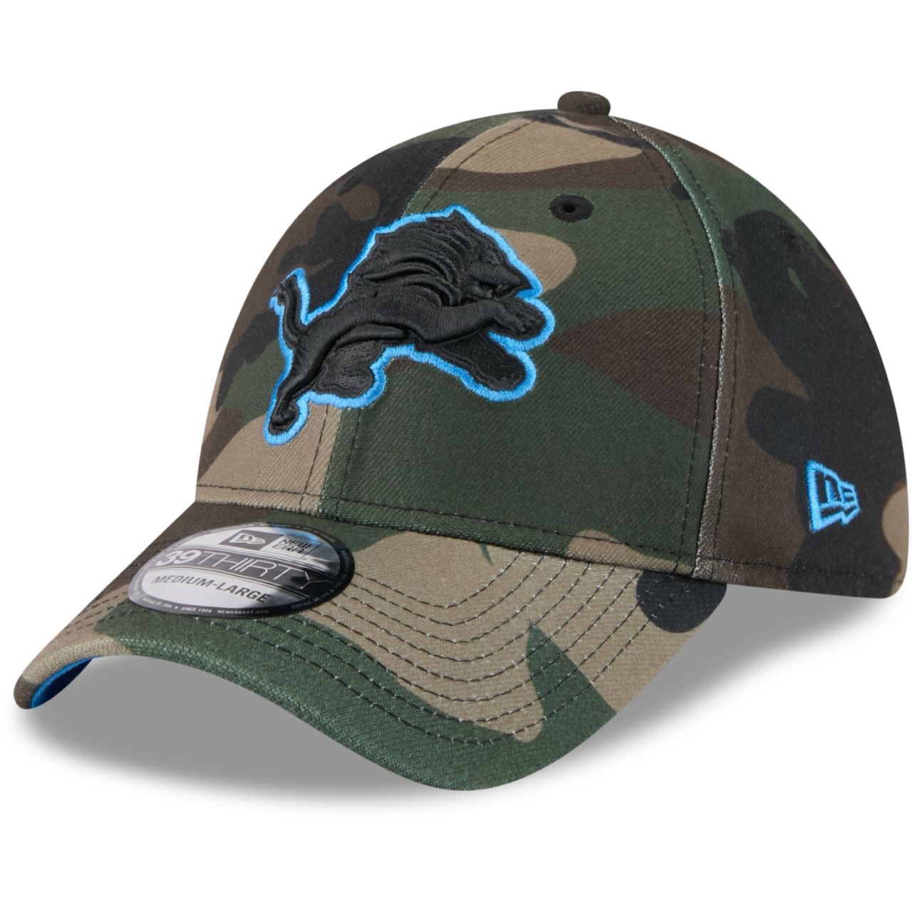 New Era 39Thirty Cap Salute to Service Detroit Lions von New Era