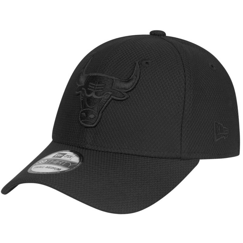 New Era 39Thirty Diamond Cap - Chicago Bulls schwarz von New Era