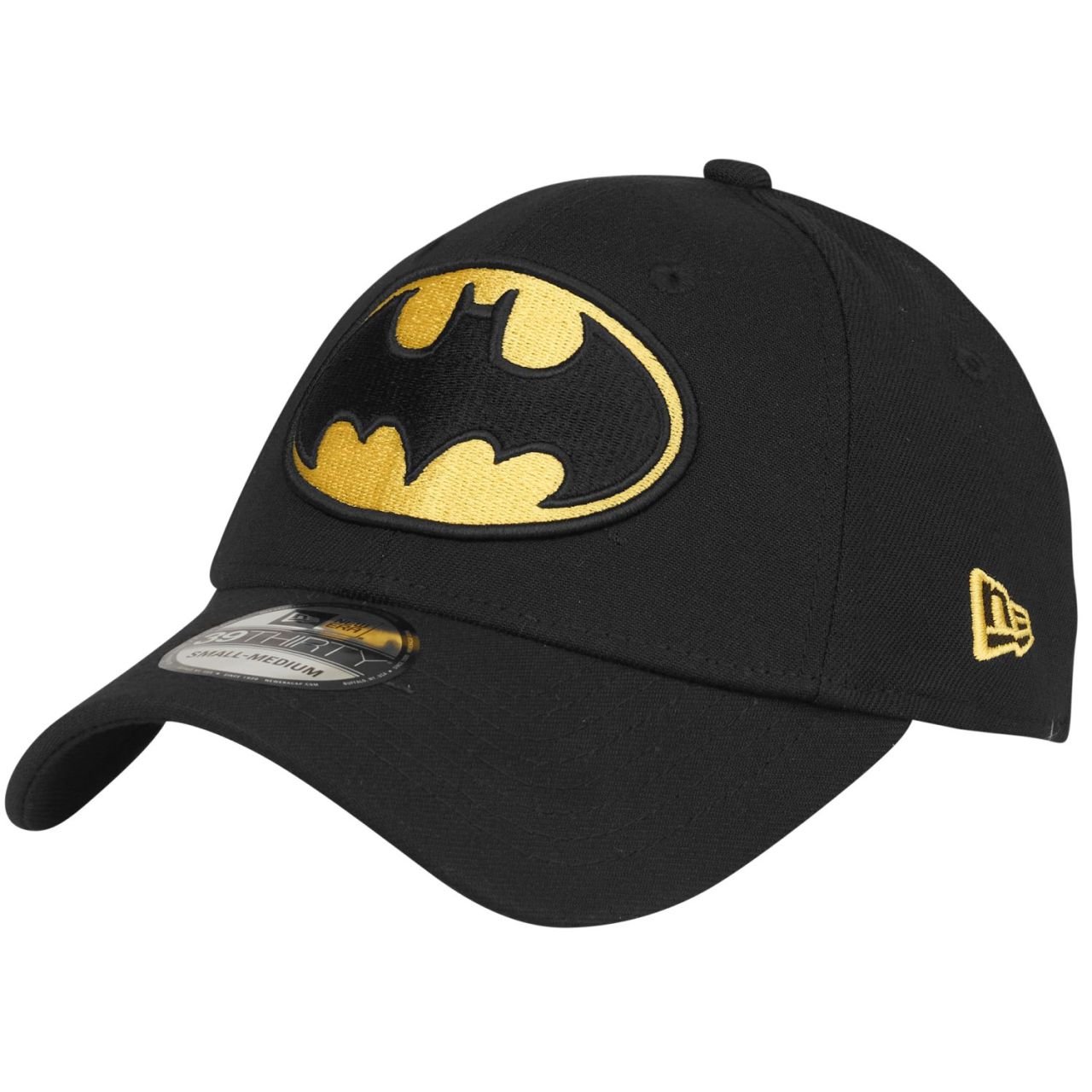 New Era 39Thirty Stretch Cap - BATMAN schwarz von New Era