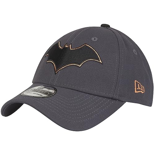 New Era 39Thirty Stretch Cap - Batman Rebirth Graphite - M/L von New Era