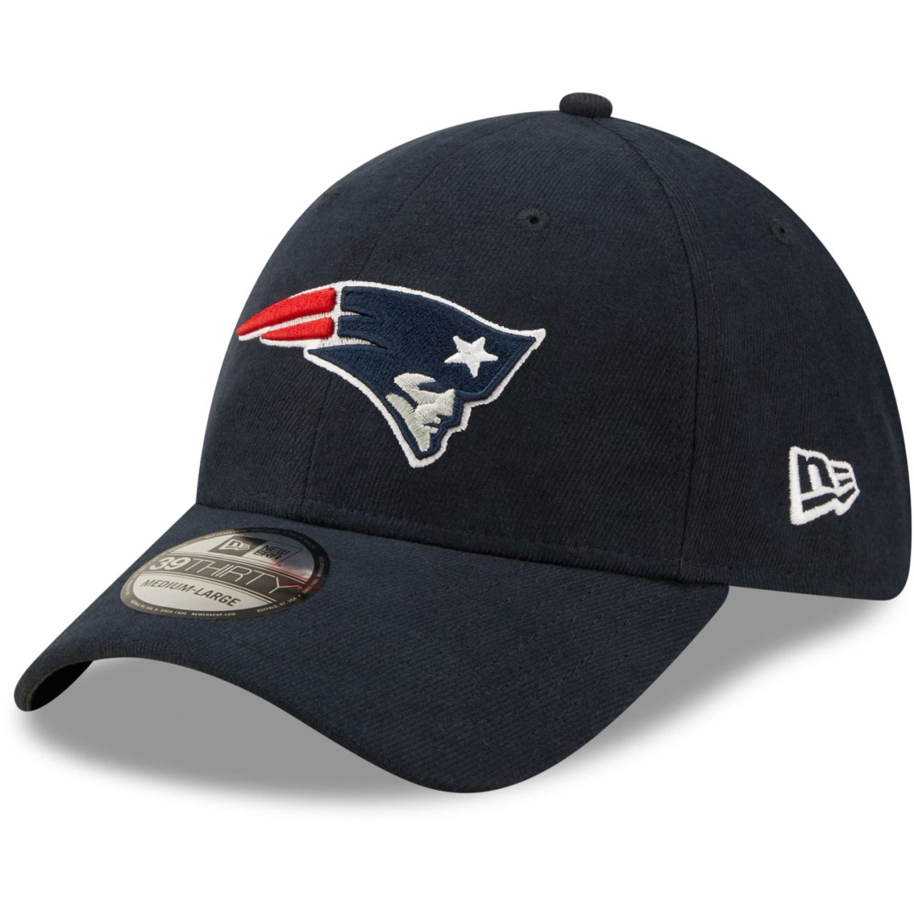 New Era 39Thirty Stretch Cap - New England Patriots navy von New Era