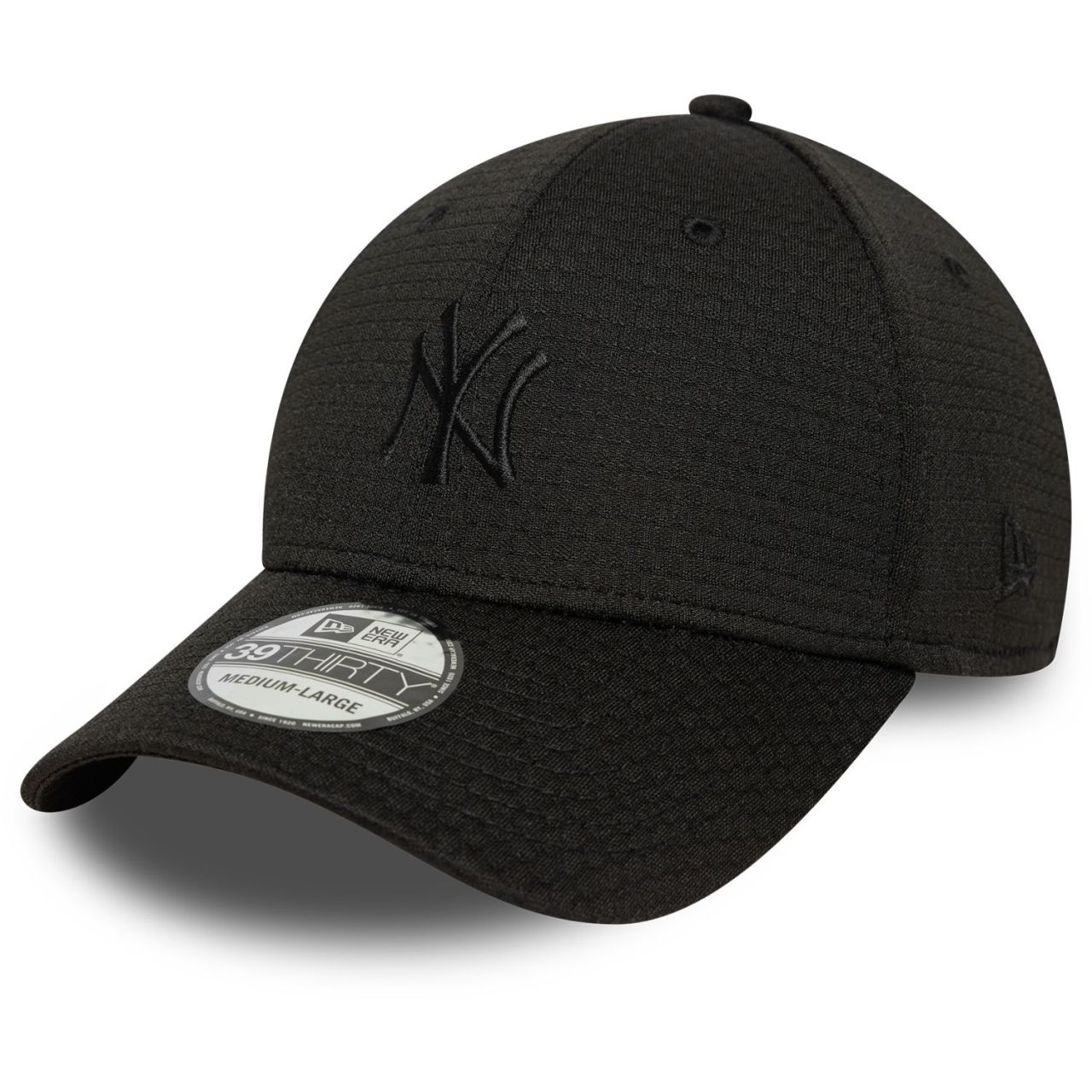 New Era 39Thirty Stretch Cap New York Yankees schwarz von New Era