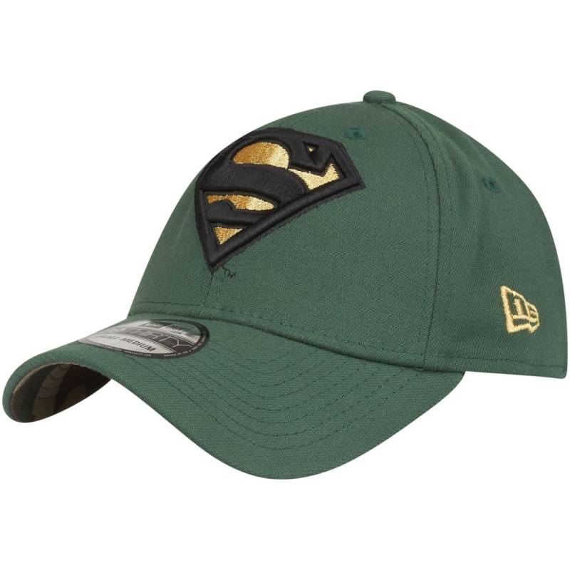 New Era 39Thirty Stretch Cap - SUPERMAN cilantro / camo von New Era