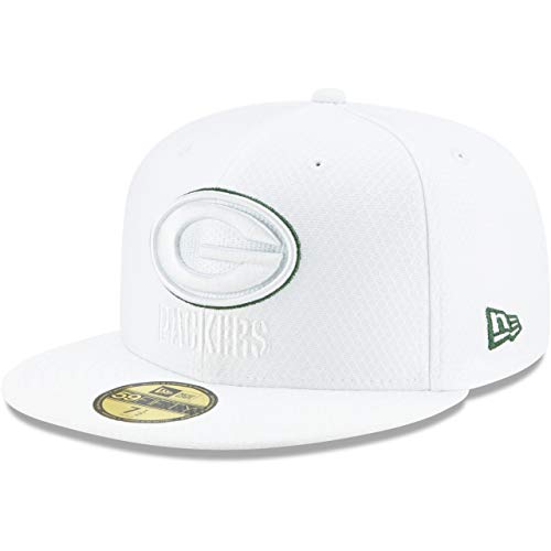 New Era 59Fifty Cap - Platinum Sideline Green Bay Packers - von New Era