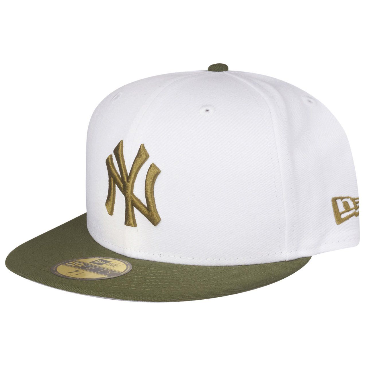 New Era 59Fifty Fitted Cap - MLB New York Yankees weiß von New Era